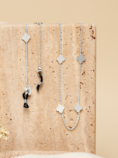 Ruby Silver | Glasses strap