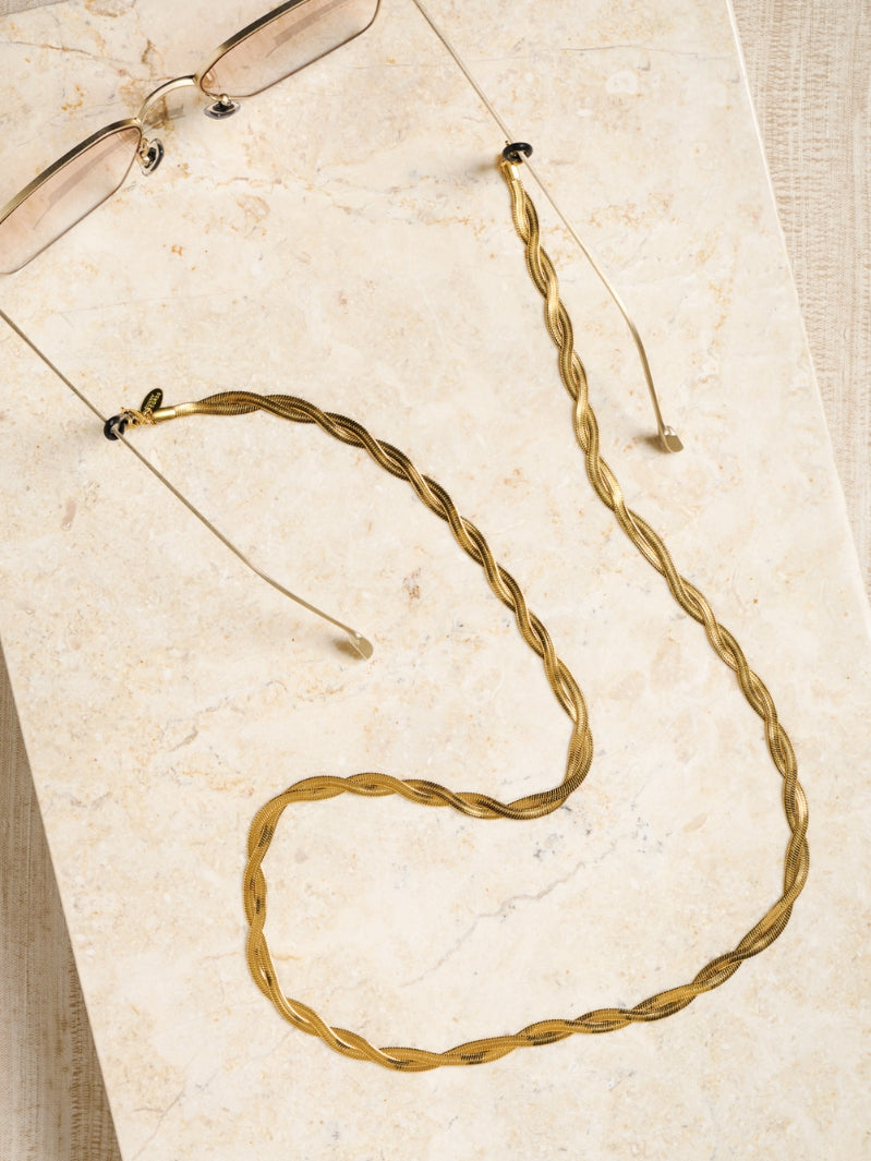 Braided Jane Silver/Gold | Eye Glasses Chain