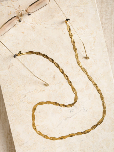 Braided Jane Silver/Gold | Eye Glasses Chain