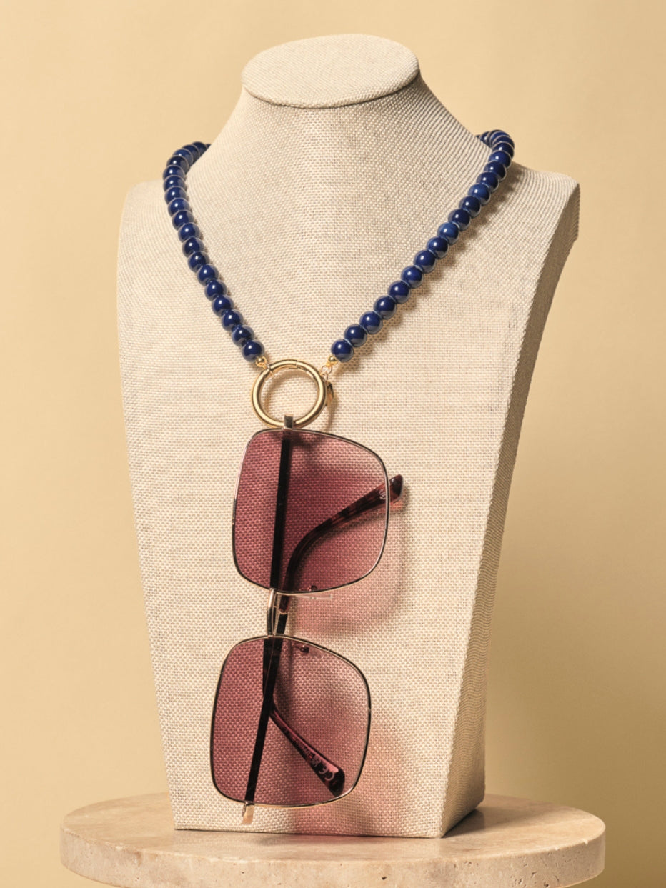 Ceramico Azul Eyewear Necklace | Sunny Cords