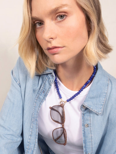 Ceramico Azul Eyewear Necklace | Sunny Cords
