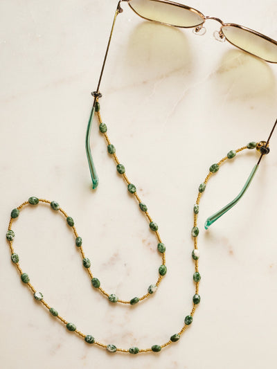 Mila (green)| Eye Glasses Chain