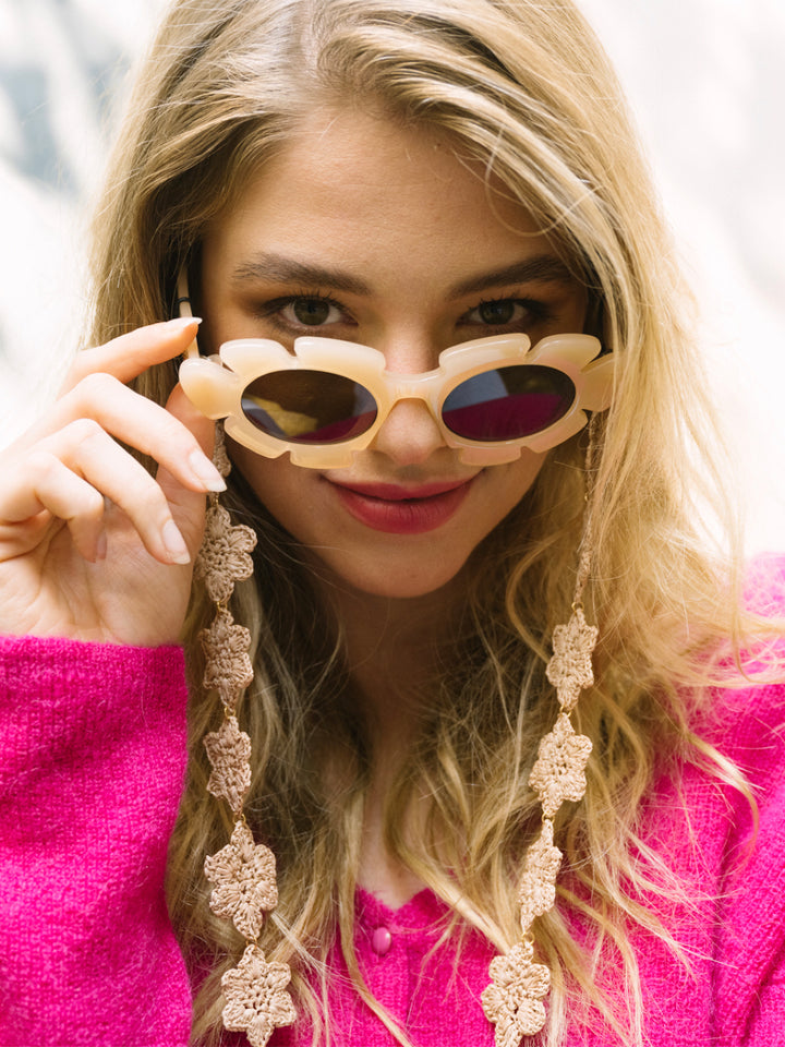 Lolita Cream | Eye Glasses chain