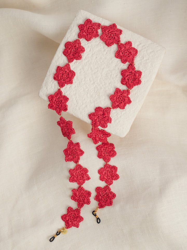 Raspberry Lolita Cream | Eye Glasses chain