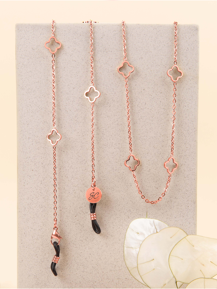 Rose Gold Ruby Air | Glasses chain