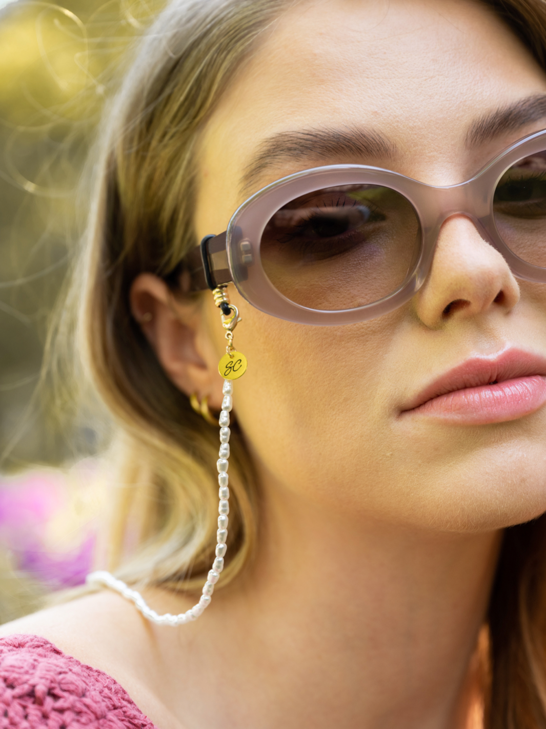 Sky Peach | Glasses strap