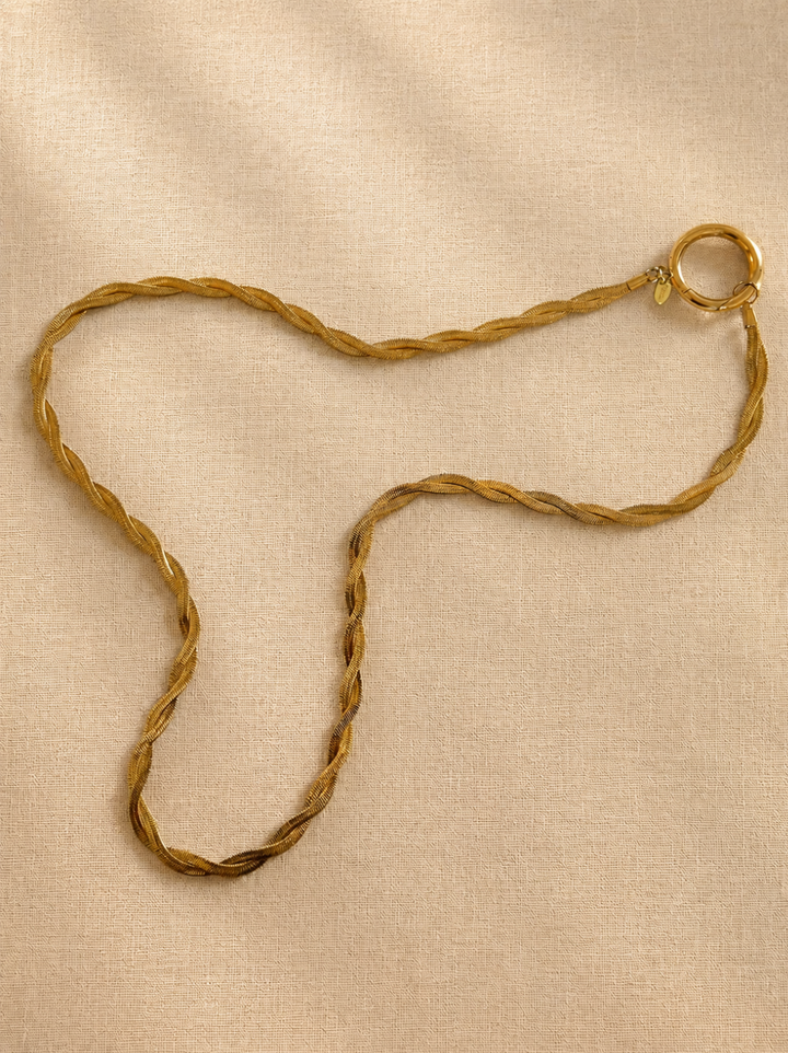Sunny Cords gold Braided Jane Silver Gold | Ring Edit