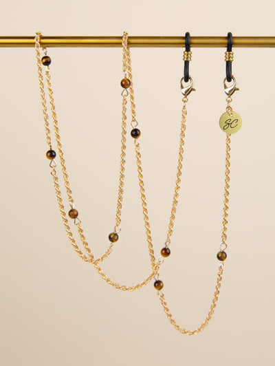【Sunny Cords/サニーコーズ】Sunny You glass cord Silver Delicate Snake Sunglasses Chain - Sunglasses Chain | SUNNY