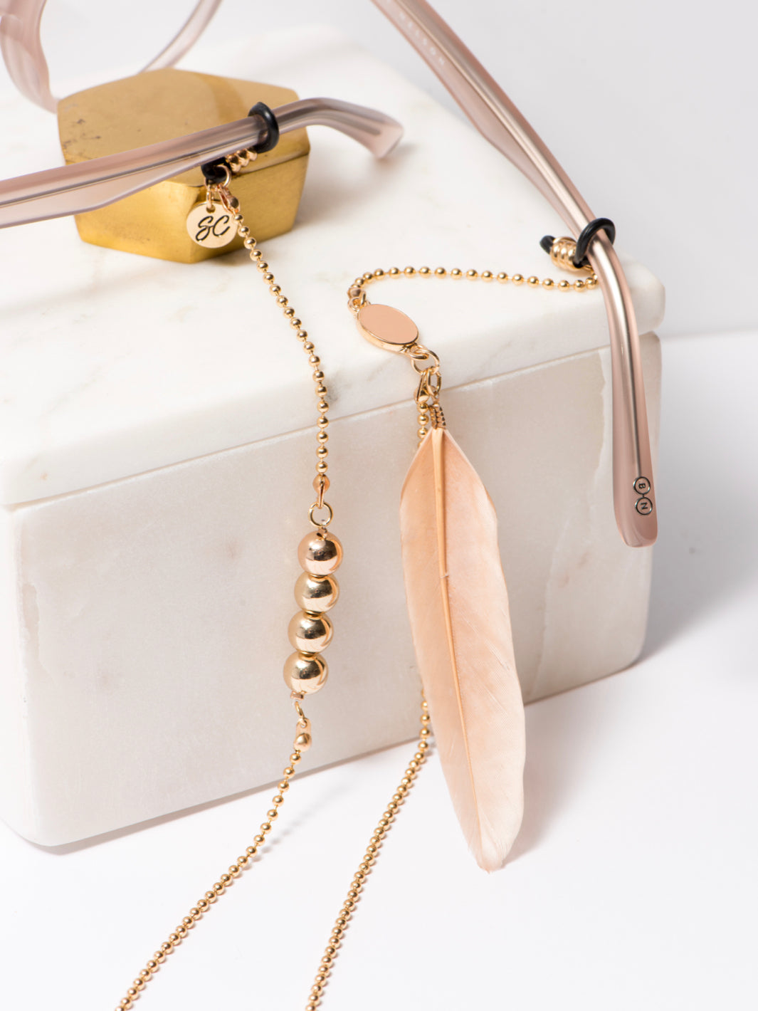 Feather C | Eye glasses chain