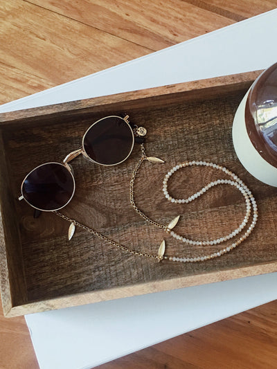 Bead It beige | Sunglass chain