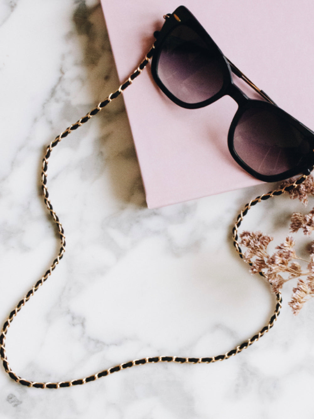 Sunny Cords Black-gold Classy C black-gold | Glasses strap
