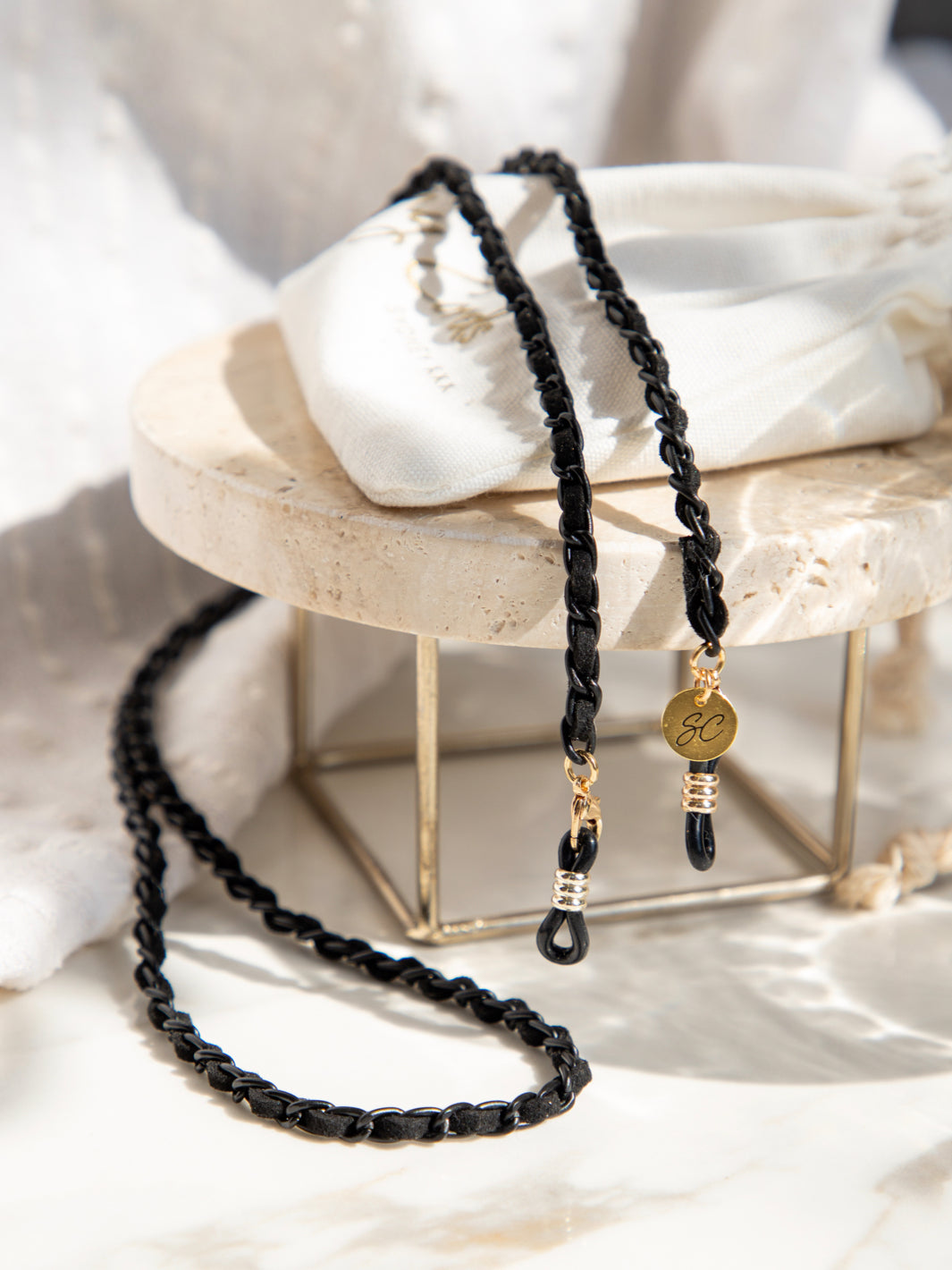 Sunny Cords Classy C matt black | Glasses strap